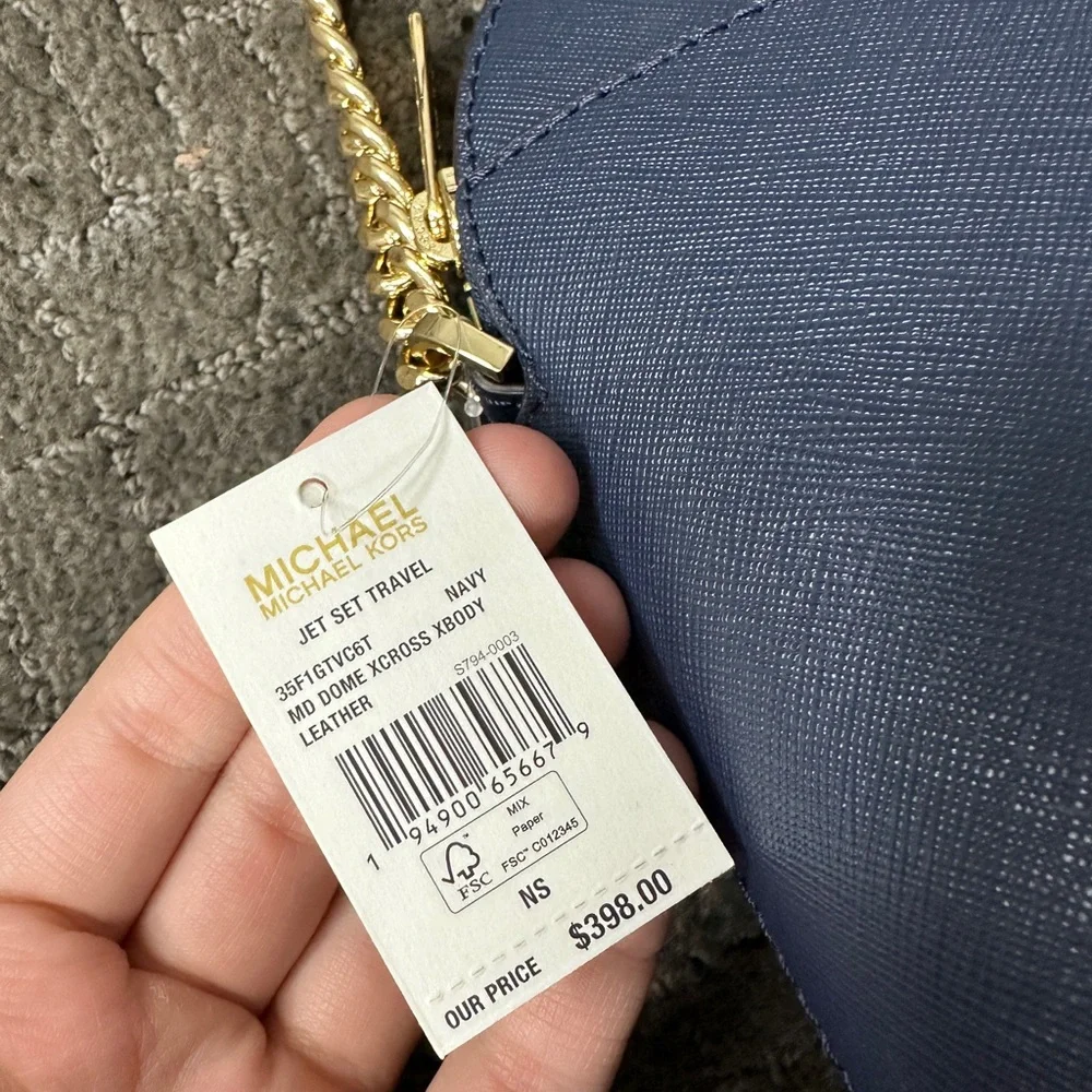 MICHAEL KORS Navy Blue Crossbody Bag - Picture 2 of 4